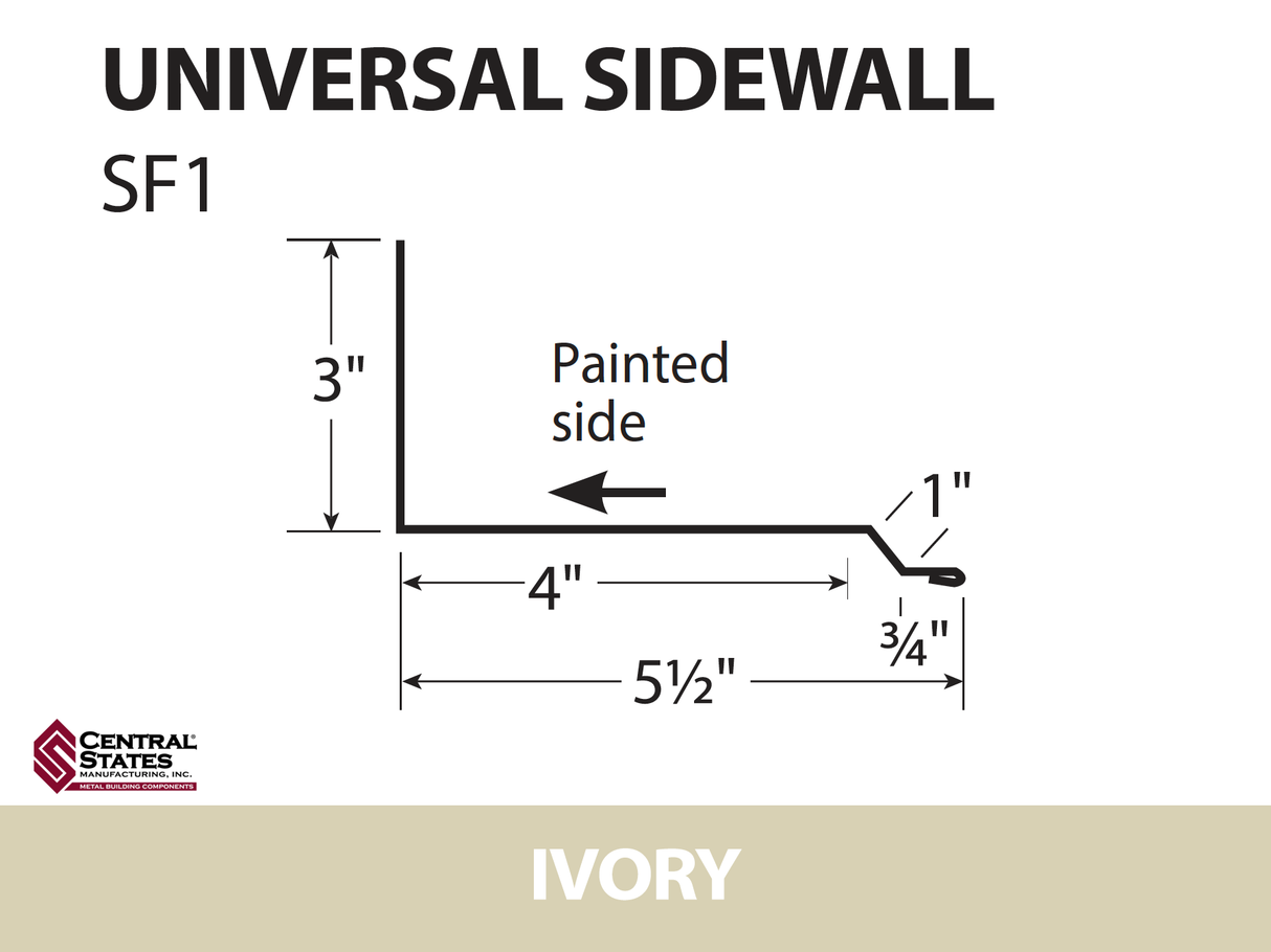 Universal Sidewall 10'2" - 29 ga.