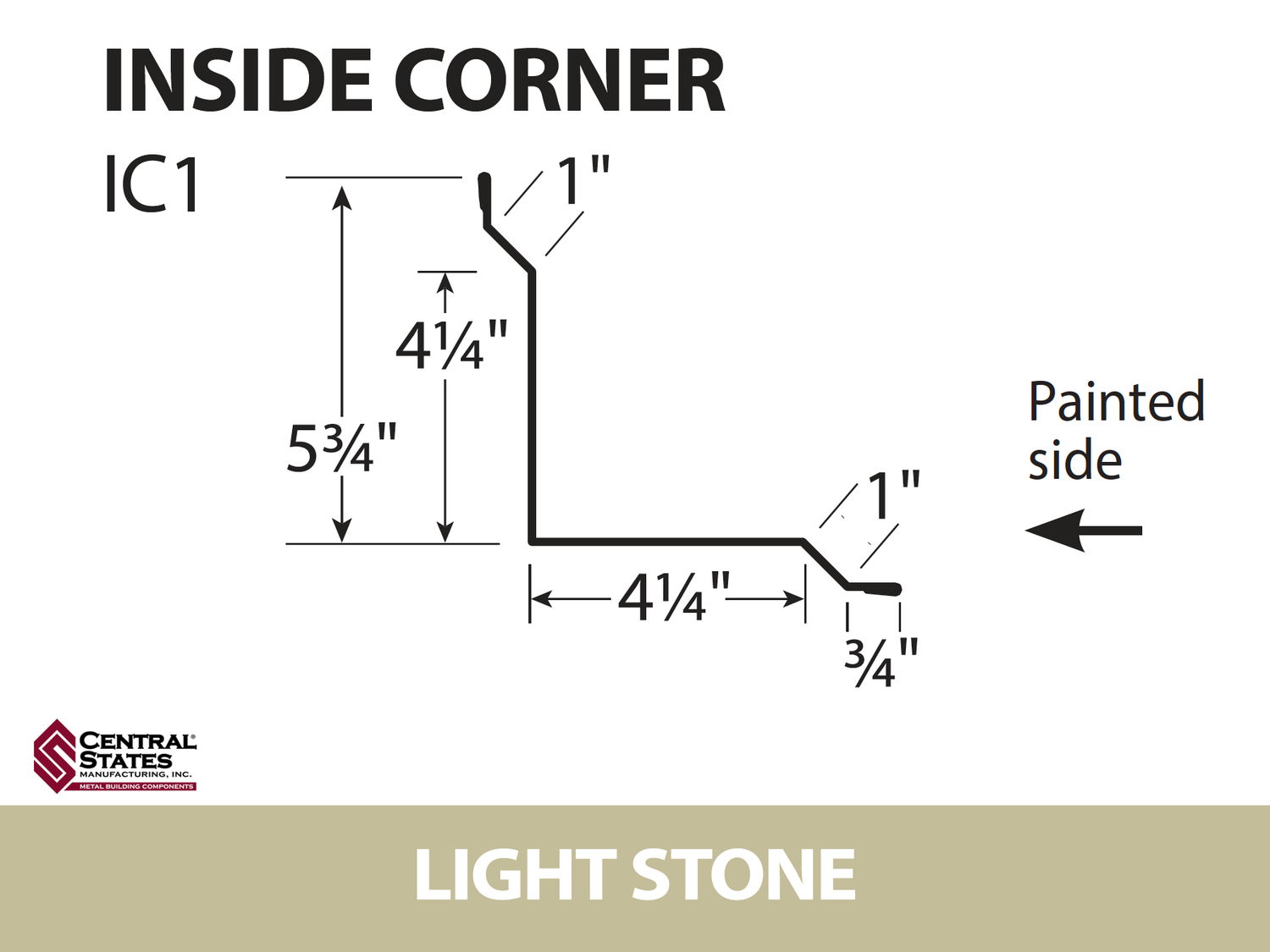 Inside Corner - 29 ga. - 10'2"