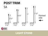 Post Trim 10'2" - 29 ga. (Various Widths)