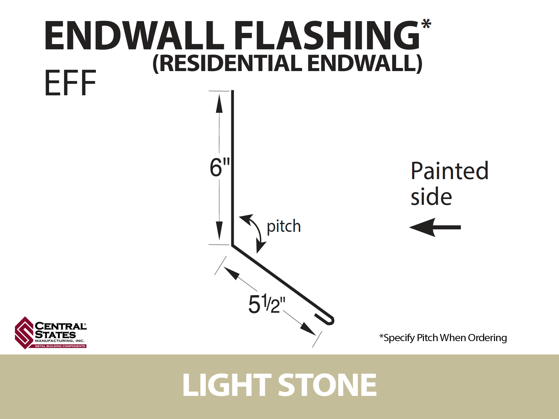 Endwall Flashing - Residential Endwall 10'2" - 29 ga.