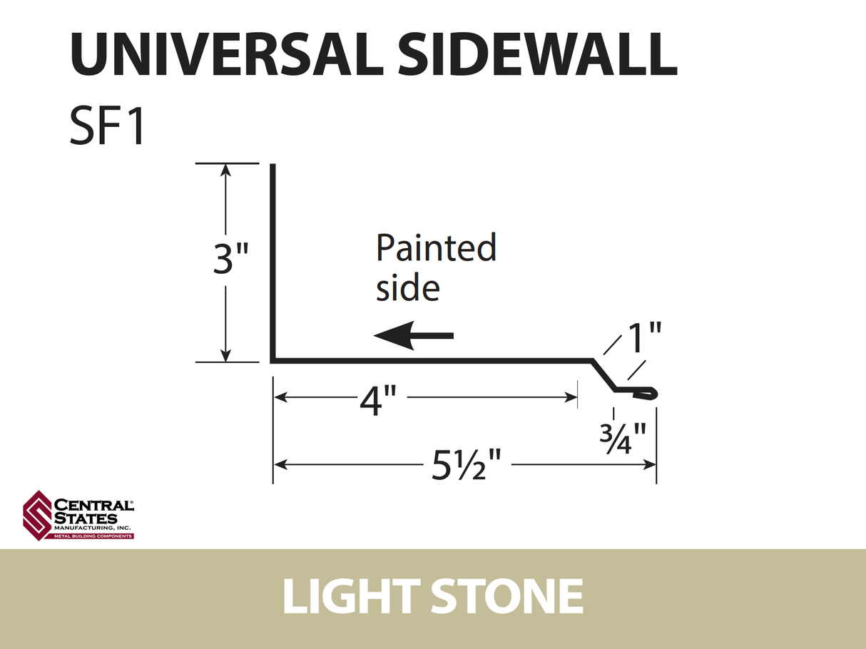 Universal Sidewall 10'2" - 29 ga.