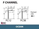 F-Channel 10'2" - 29 ga.