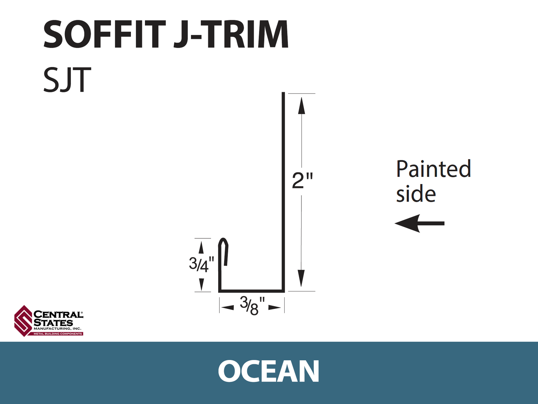 Soffit J-Channel