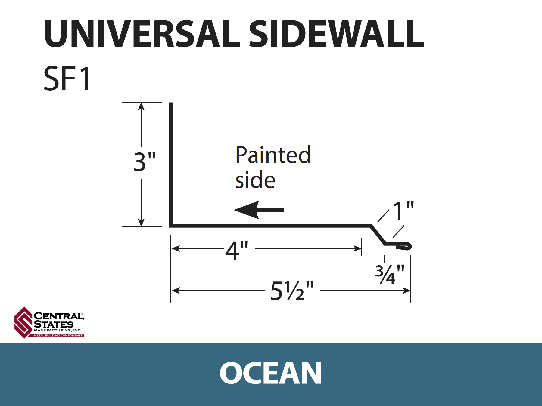 Universal Sidewall 10'2" - 29 ga.