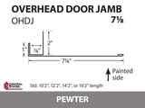 Overhead Door Trim (Various Lengths) - 29 ga.