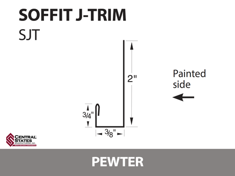 Soffit J-Channel