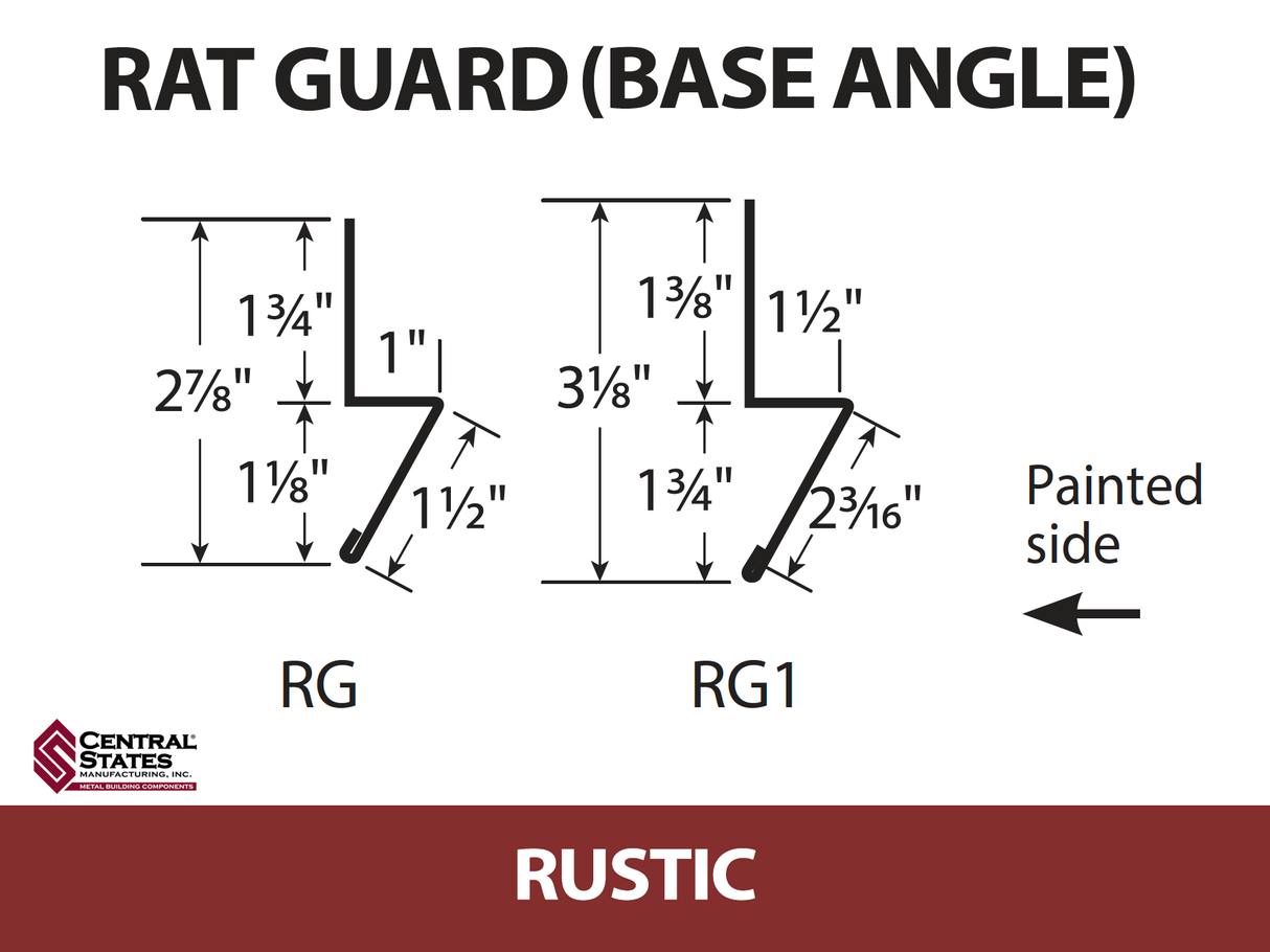 Base Angle 10'2" - 29 ga. -  CSM Trim