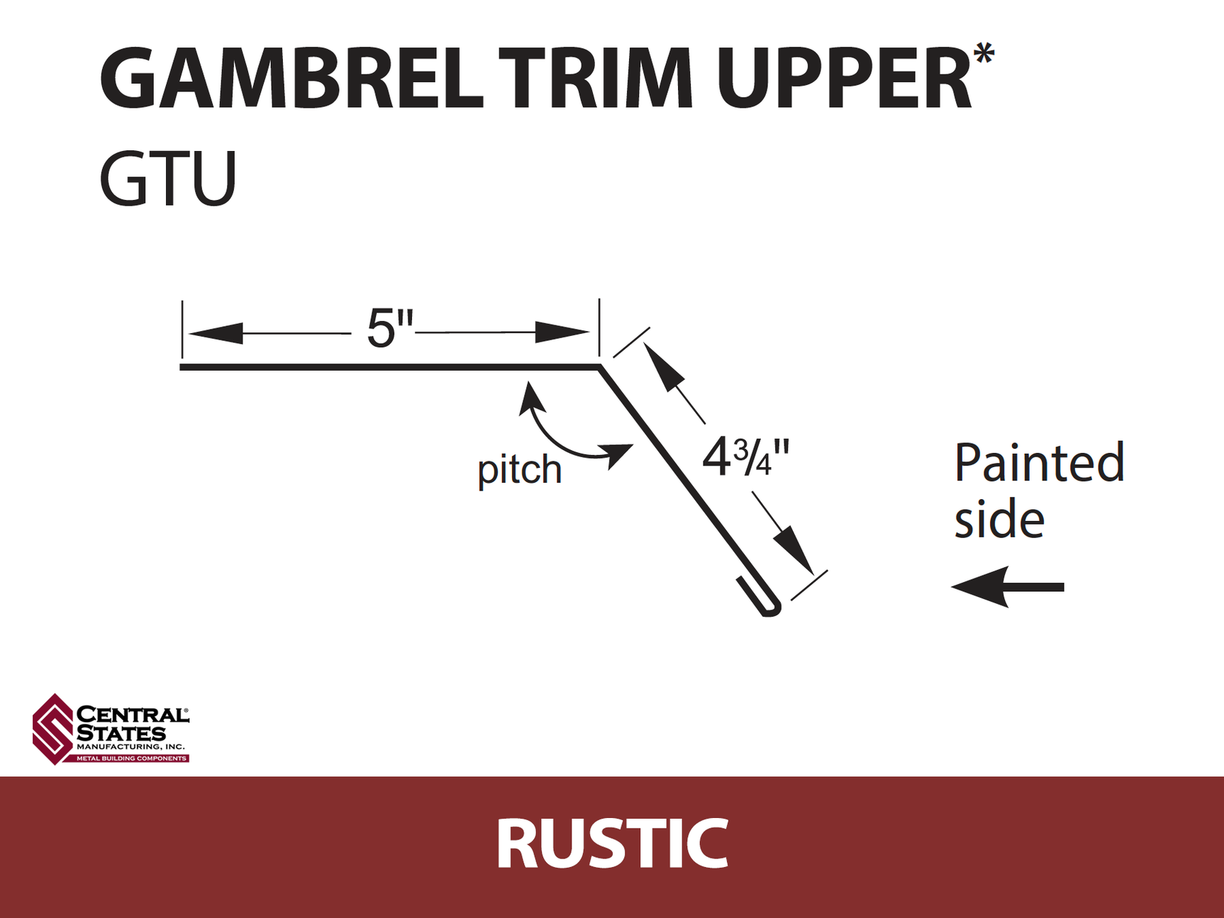 Gambrel Trim Upper