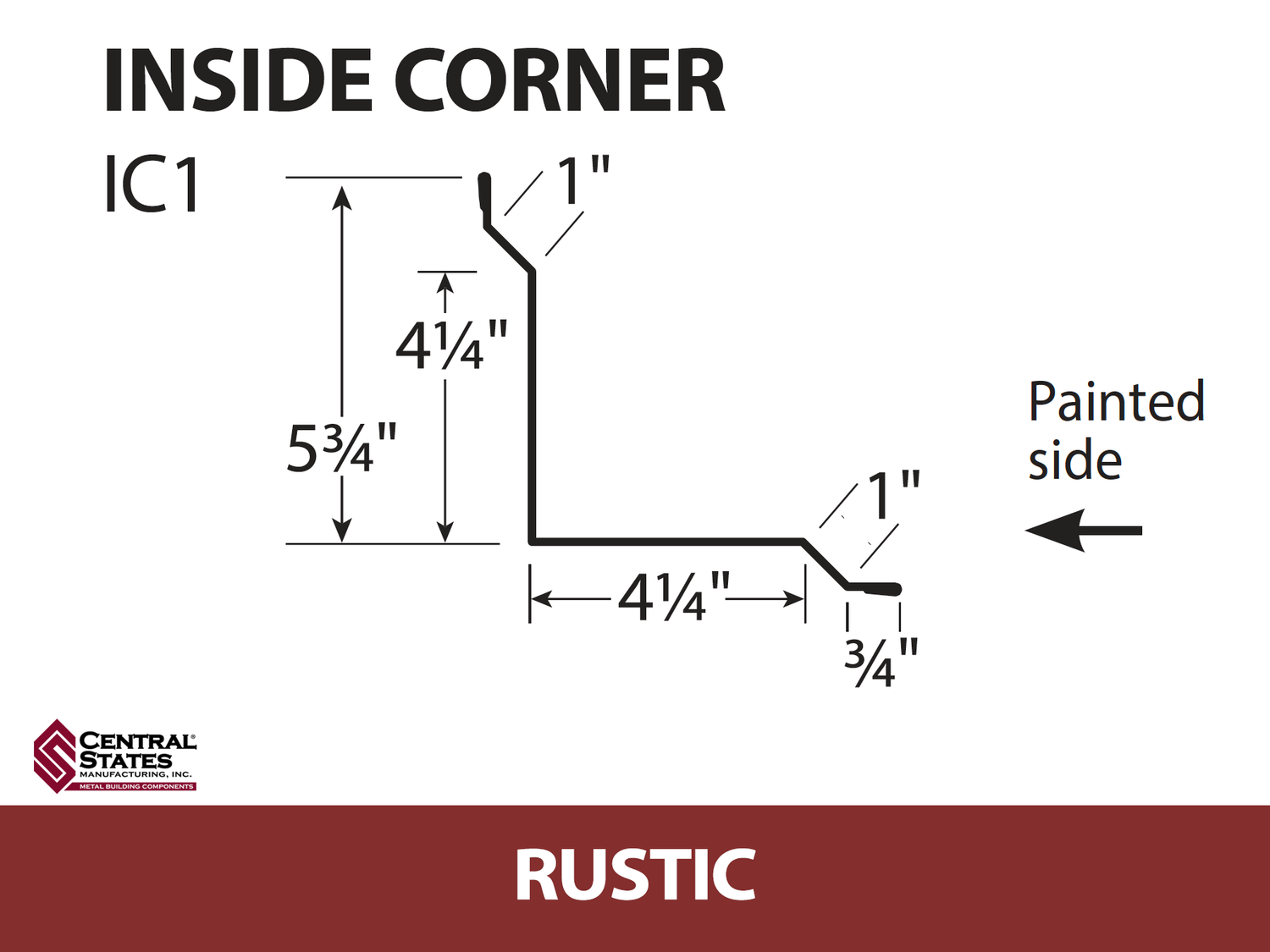 Inside Corner - 29 ga. - 10'2"