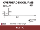 Overhead Door Trim (Various Lengths) - 29 ga.