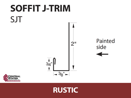 Soffit J-Channel