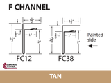 F-Channel 10'2" - 29 ga.