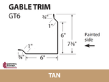 Gable Trim 10'2" - 29 ga.