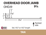Overhead Door Trim (Various Lengths) - 29 ga.