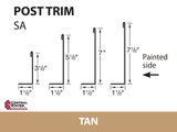 Post Trim 10'2" - 29 ga. (Various Widths)
