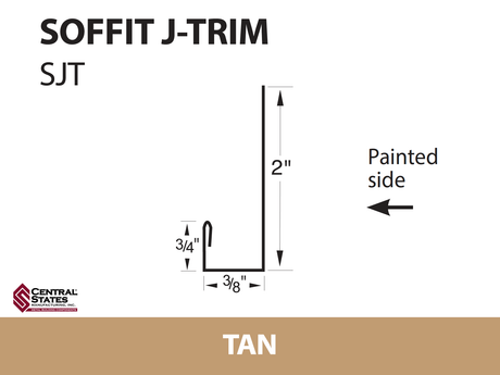 Soffit J-Channel