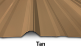 Standard 29 ga. 40 yr Panel-Loc Plus™ Ribbed Metal Panel