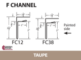 F-Channel 10'2" - 29 ga.