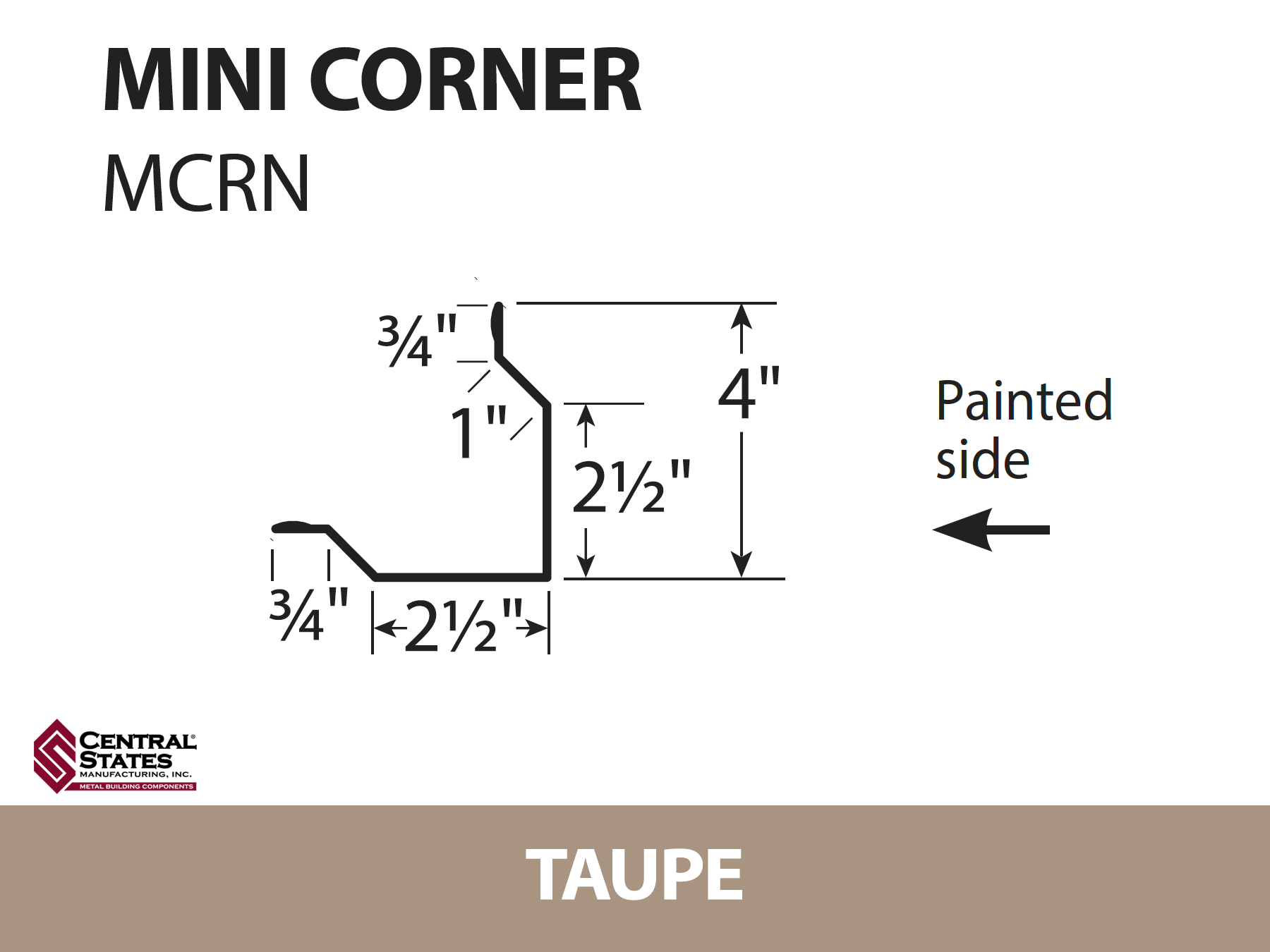 Mini Corner 10'2" - 29 ga.