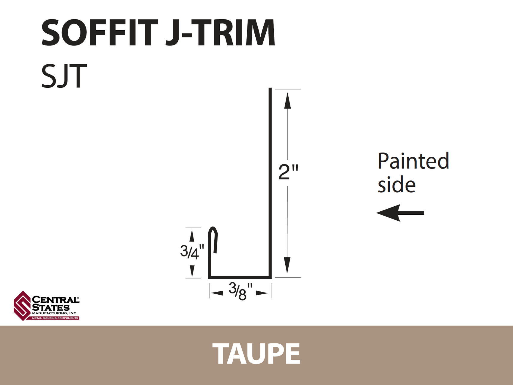 Soffit J-Channel
