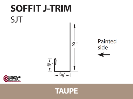 Soffit J-Channel